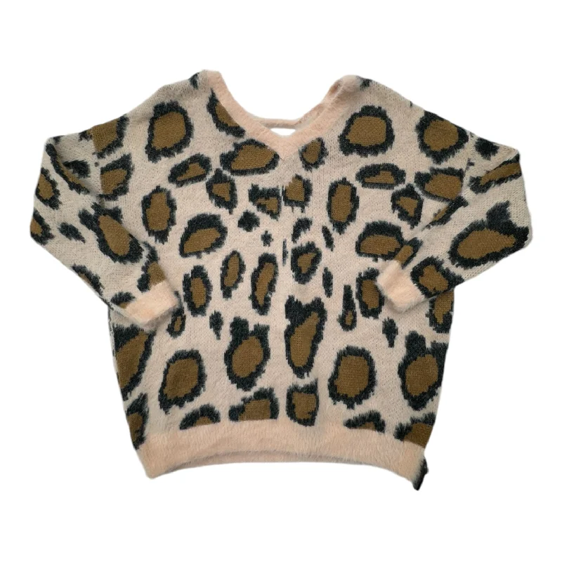 Sweater By Davi & Dani In Animal Print, Size: M