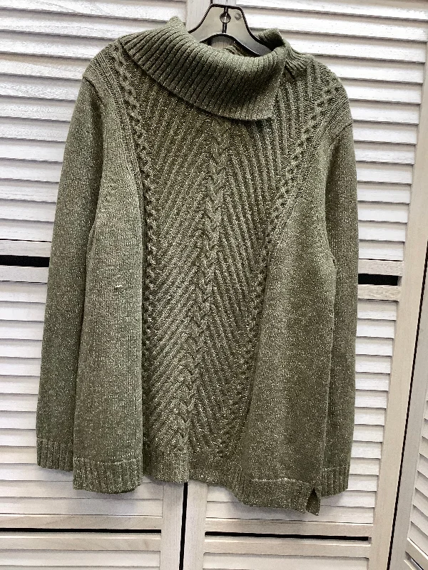 Sweater By Talbots In Green, Size: Xl