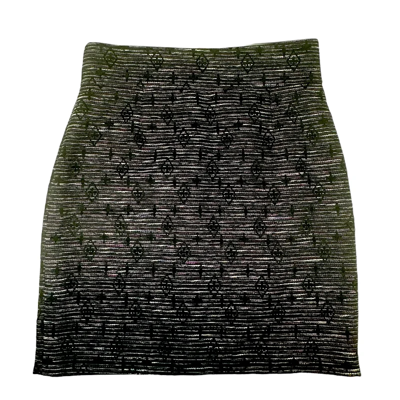 Women's Everyday Attire Textured Midi Skirt Antonio Melani