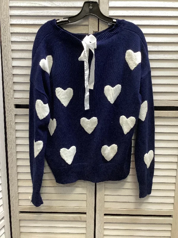 Sweater By Crown And Ivy In Navy, Size: Xl