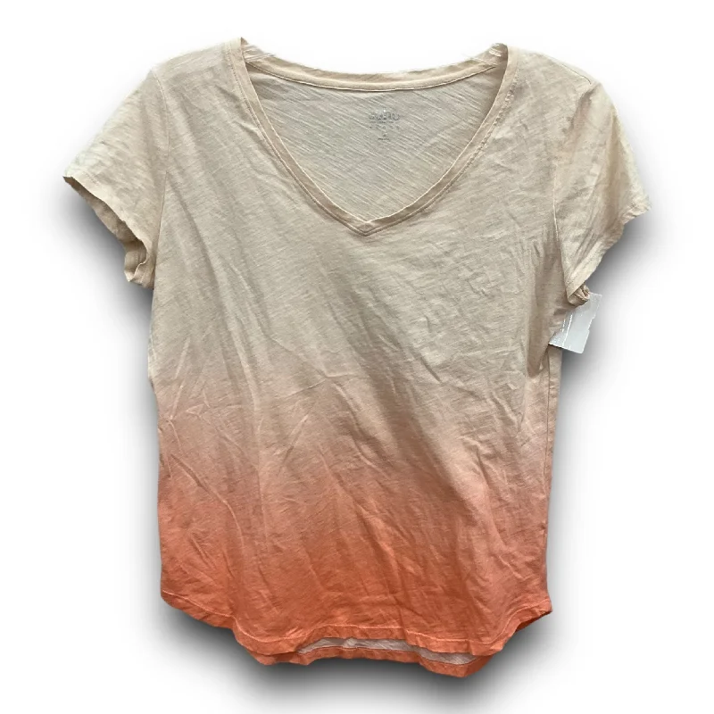 Charming Women's Clothes For Special Events Ombre Print Top Short Sleeve Basic Soho Design Group