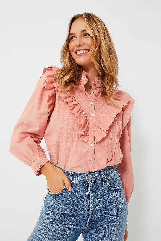 Women's Night-Out Outfit Dusty Pink Arlo Top