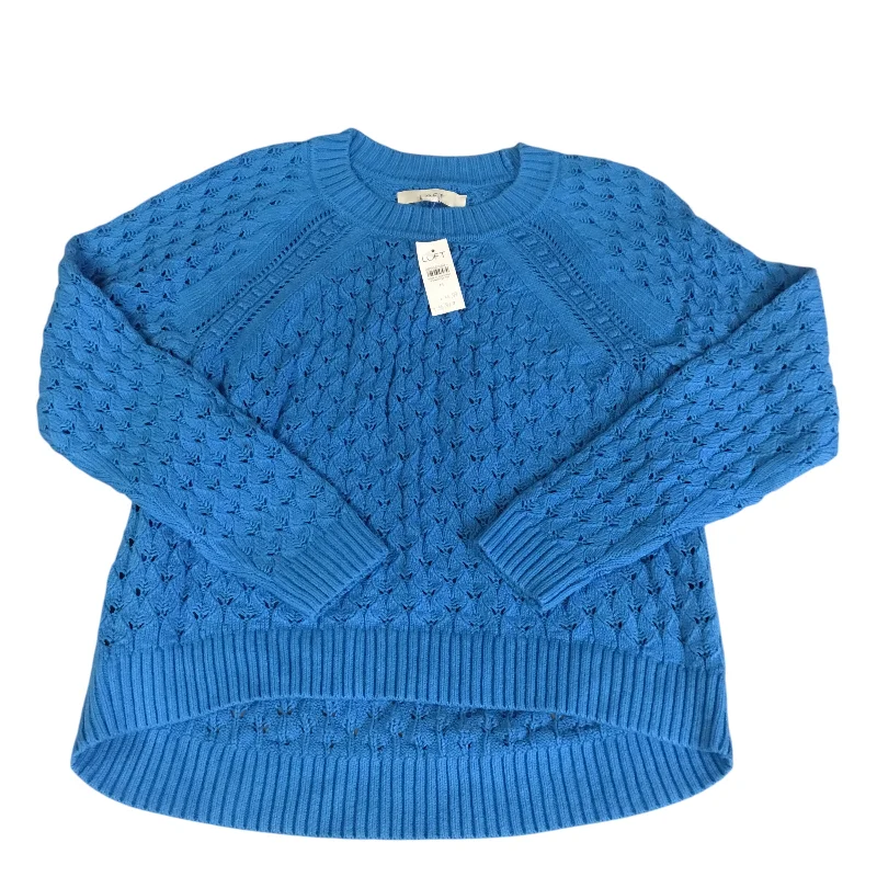 Sweater By Loft In Blue, Size: M