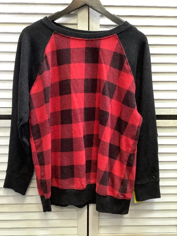 Sweater By Torrid In Plaid Pattern, Size: 1x