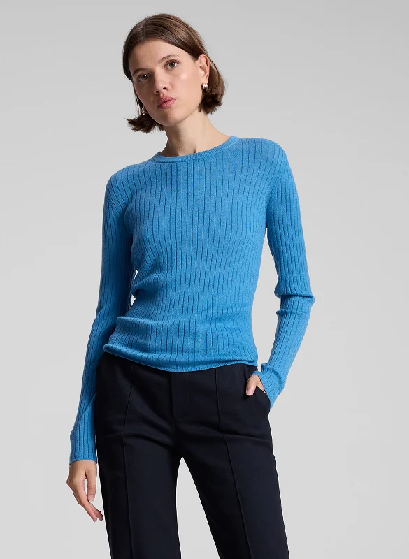 Women's Date Night Outfit Kyle Ribbed Merino Top