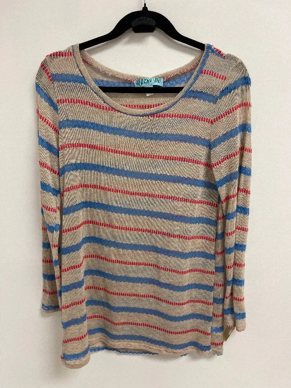 Sweater By Francesca's In Tan, Size: L