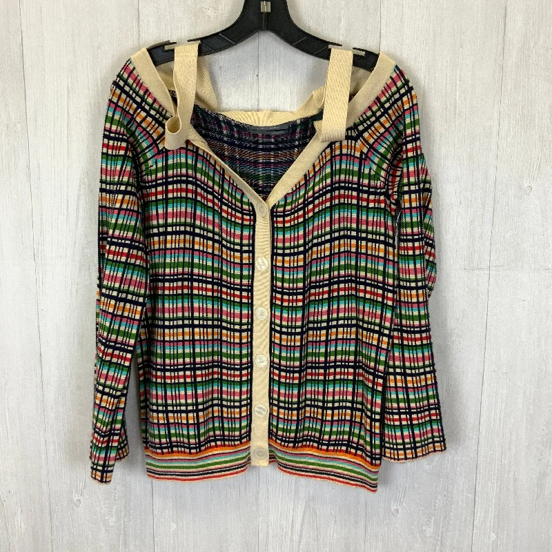 Sweater By Anthropologie In Multi-colored, Size: L