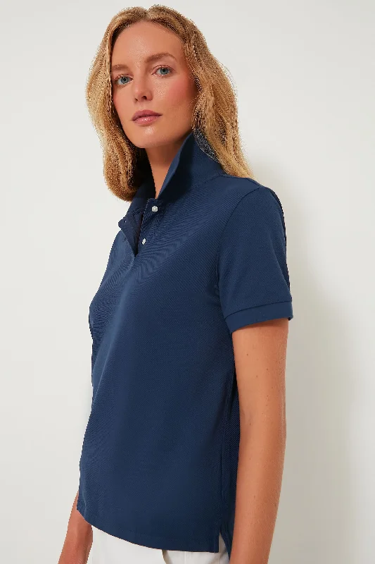 Women's Tops And Clothing Navy Pique Murray Classic Polo