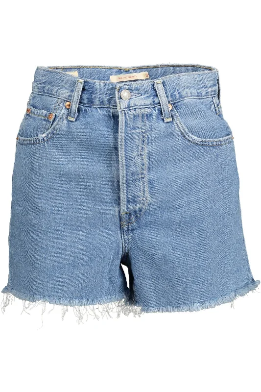 Women's Classic Outfit Levi's Chic Fringed Hem blue Shorts in  Women's blue