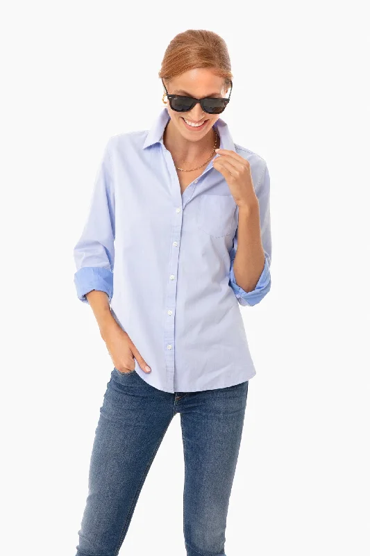 Women's Clothing For Everyday Wear Light Blue Grace Classic Shirt