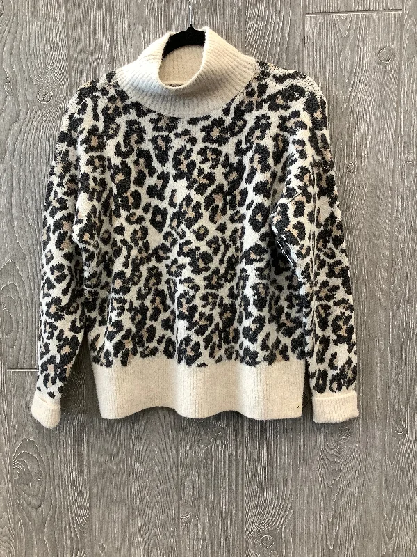 Sweater By Loft In Animal Print, Size: M