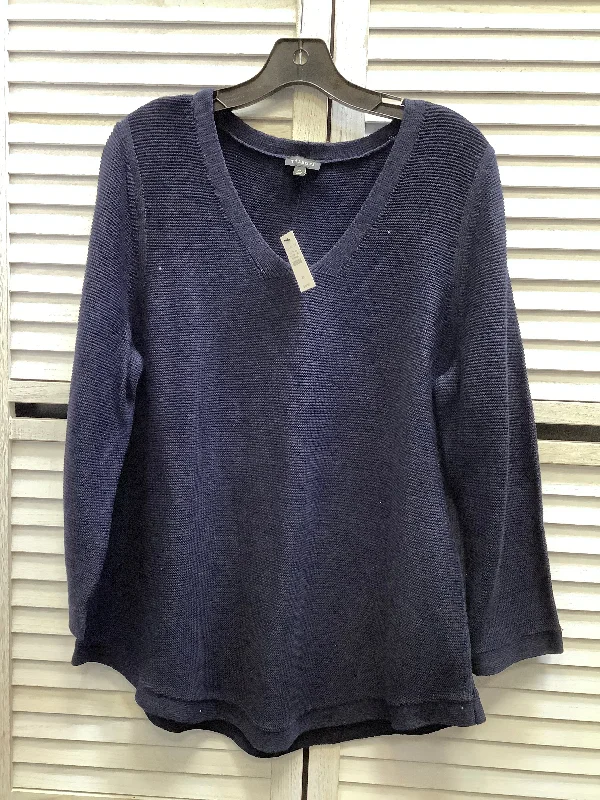 Sweater By Talbots In Navy, Size: Xl