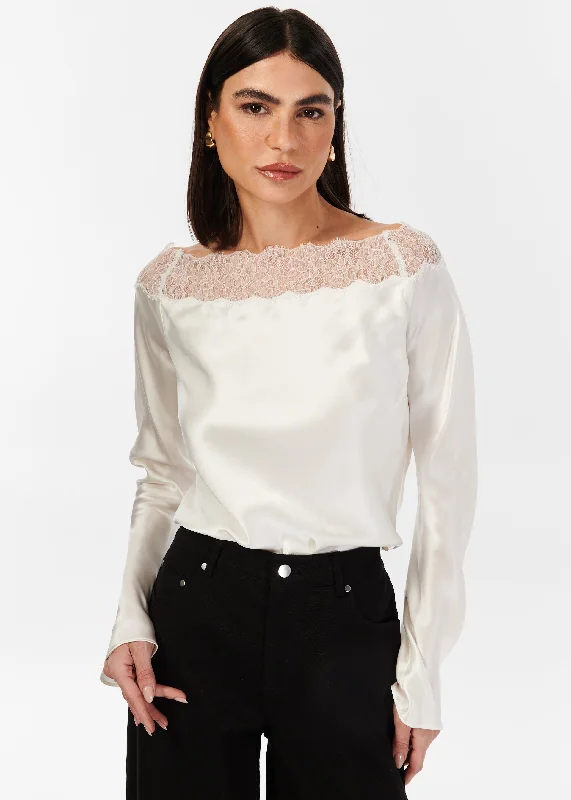 Women's Clothes For Work Events Safira Top White