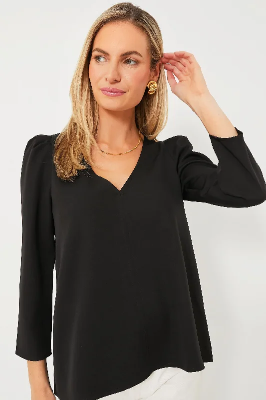 Women's Casual Apparel For Weekends Black Tetley Top