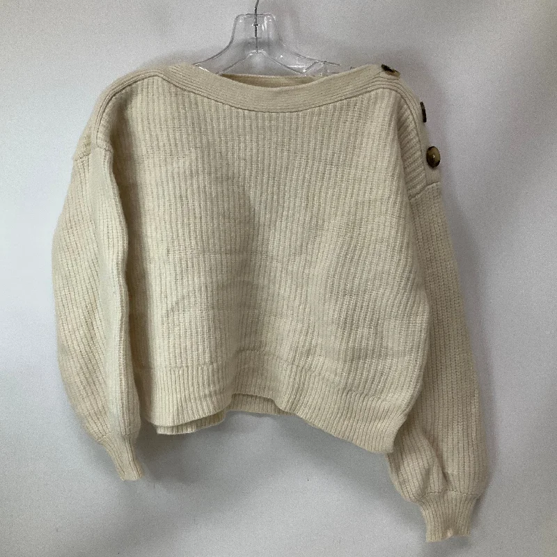 Sweater By Madewell In Cream, Size: M