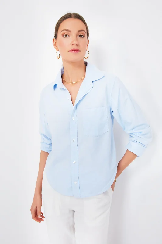 Women's Clothes Oxford Blue Kayla Shrunken Shirt