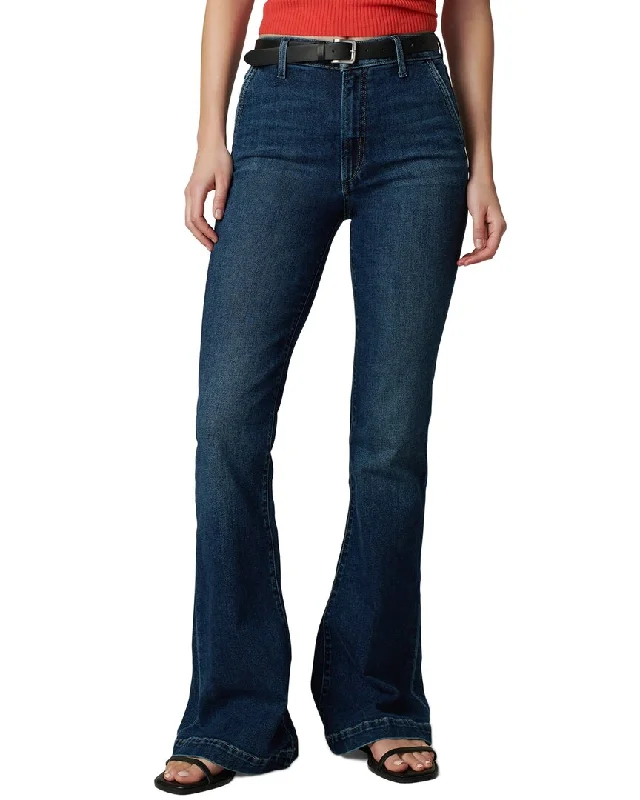 Fashionable Women's Clothes JOE'S Jeans The Molly Double Down High-Rise Flare Jean