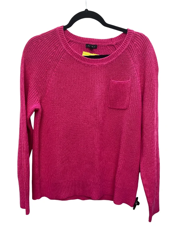 Sweater By Talbots In Pink, Size: L