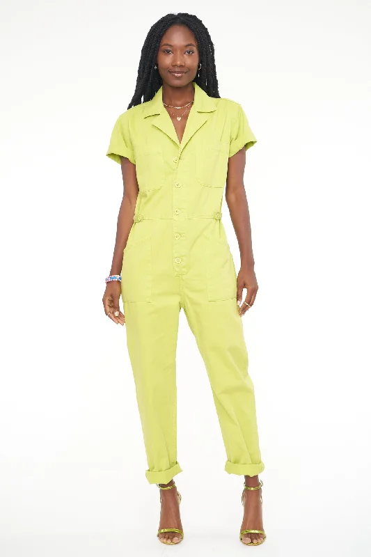 Women's Casual Apparel For Weekends Pistola Grover Short Sleeve Field Suit in Margarita