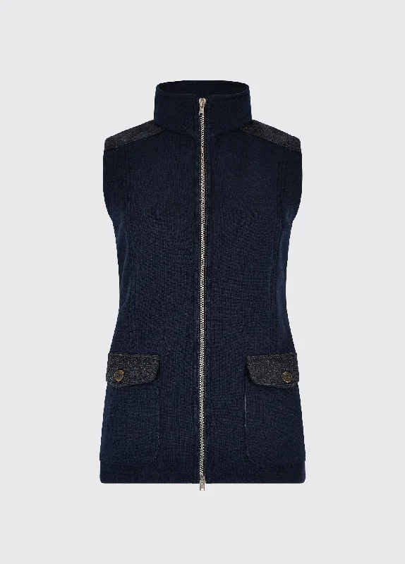 Comfortable Women's Clothes Cherrywood Gilet - Navy