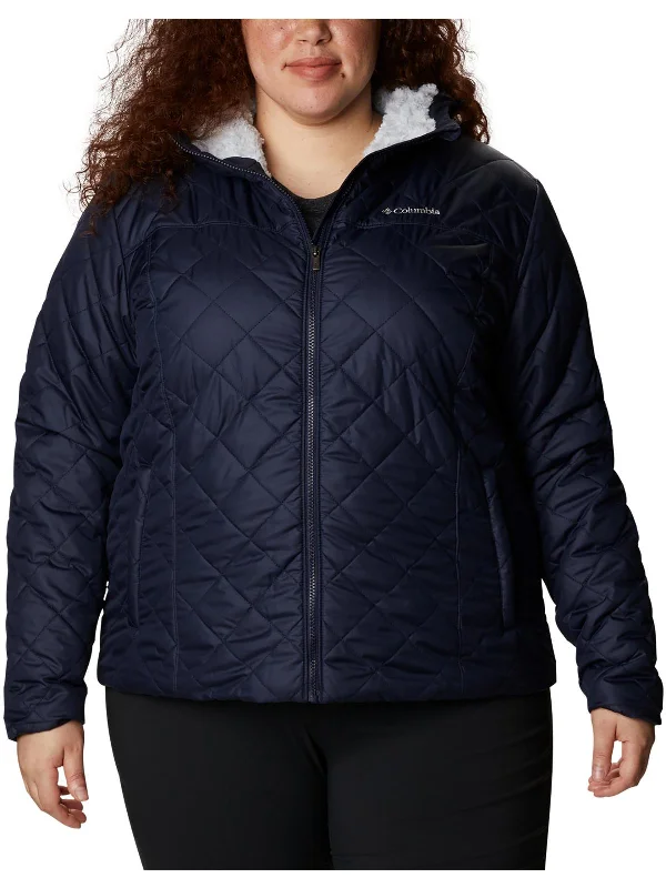 Elegant Women's Evening Garments Plus Copper Crest Womens Quilted Cold Weather Jacket