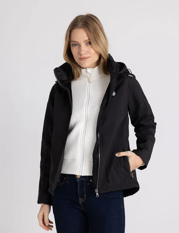 Formal Outfit For Women HOODED FLEECE JACKET