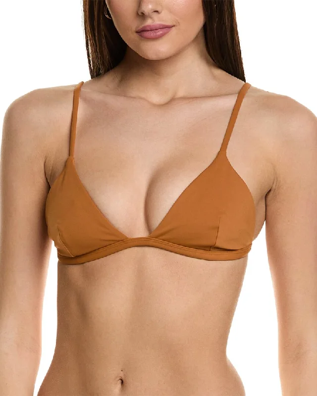 Women's Trendy Clothing SIMKHAI Joelle Solid Triangle Bikini Top