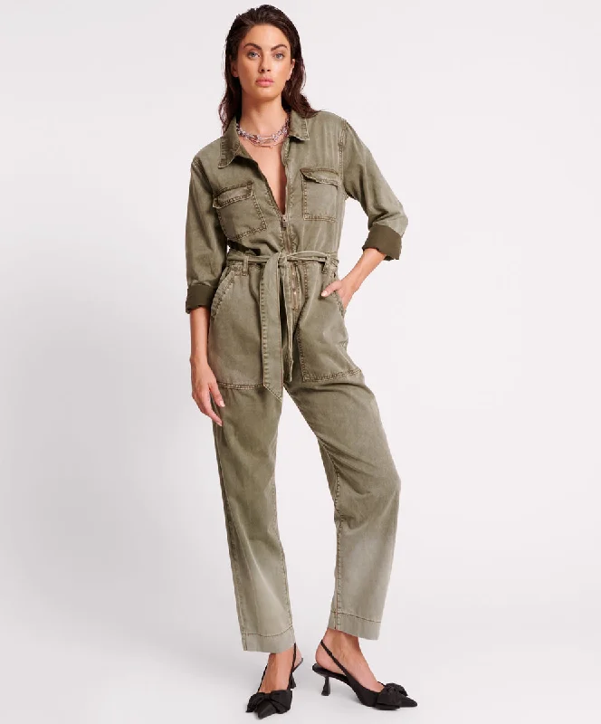 Casual Outfit For Women OLD KHAKI CLAUDIA OVERALLS