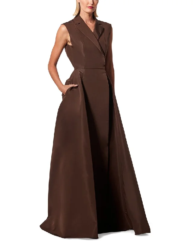 Women's Functional Apparel For Outdoor Activities Carolina Herrera Trench Silk Gown