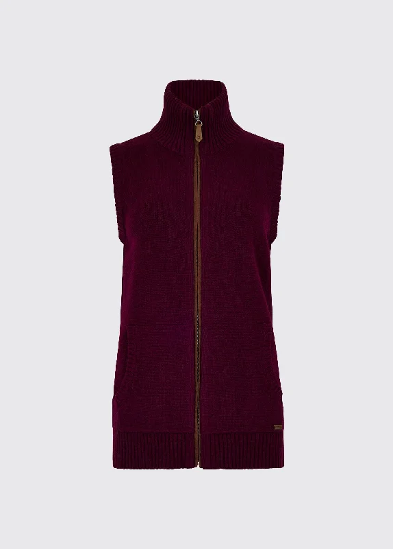 Casual Apparel For Women Sheedy Bodywarmer - Ox Blood