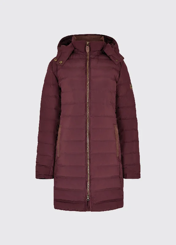 Sustainable Women's Apparel Ballybrophy Quilted Jacket - Currant