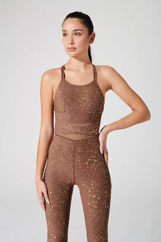 Women's Clothing For Outdoor Events Aleyn Luminous Jumpsuit - Bronze