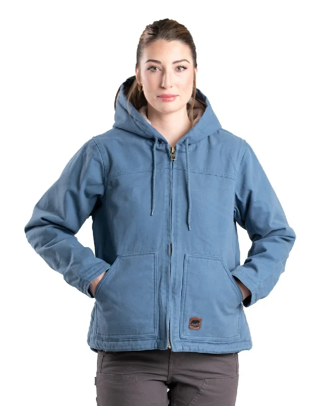 Women's Clothing Outfit Set Women's Vintage Washed Duck Hooded Jacket