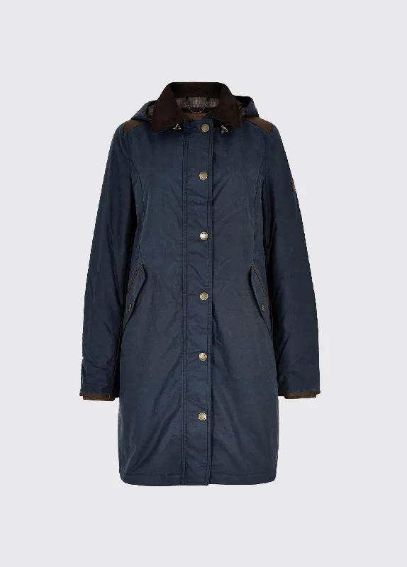 Women's Timeless Attire Ormond Wax Coat - Ocean Blue