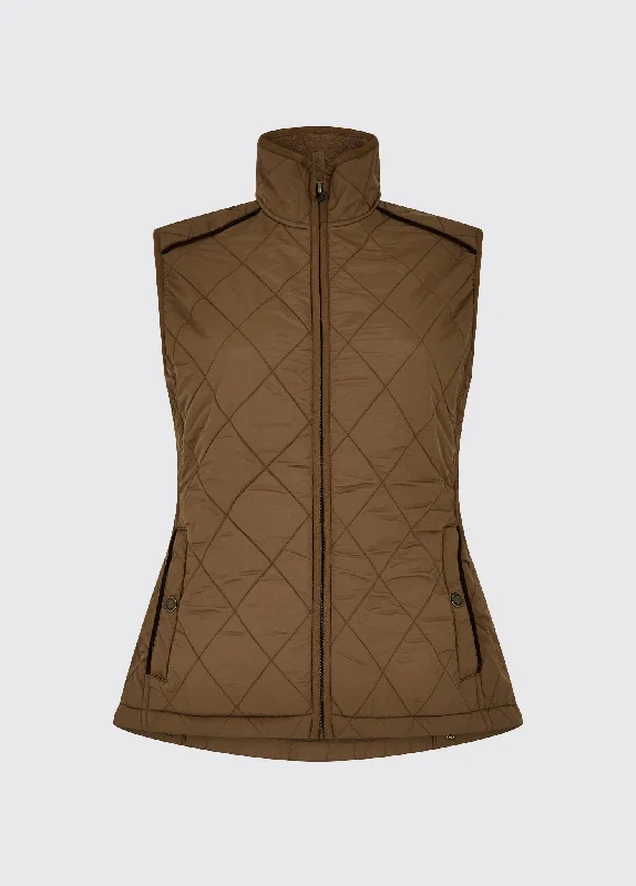 Women's Plus-Size Outfit Heywood Women’s Quilted Gilet - Bronze