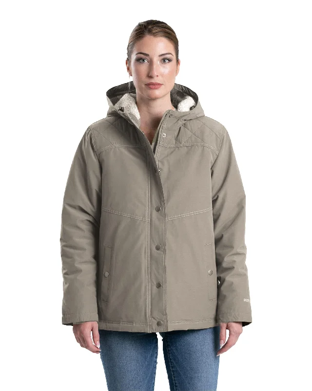 Women's Holiday Clothing Women's Softstone Micro-Duck Hooded Coat