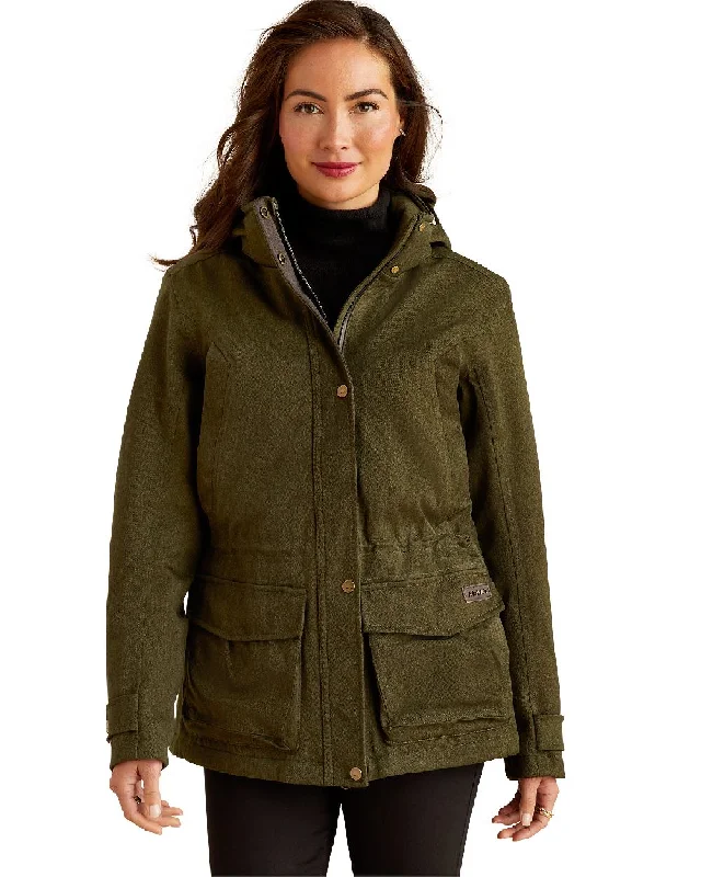 Sustainable Fashion Clothing For Women Ariat Womens Rhodium Waterproof Insulated Parka