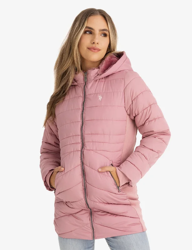 Women's Clothes For Work COZY HOODED PUFFER COAT