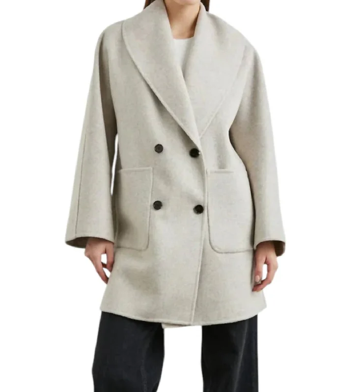 Fashionable Women's Clothing Nily Coat In Oatmeal