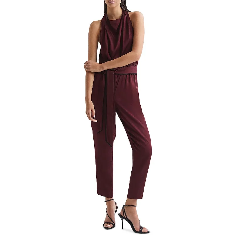 Casual Clothes For Women Womens Linen Blend Sleeveless Jumpsuit