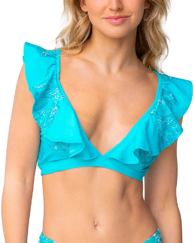 Formal Garments For Women Cabana Life St. Pete Ruffle Bikini Top