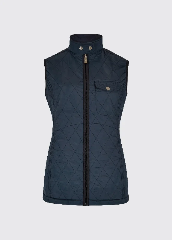 Women's Active Garments For Workouts Rathdown Quilted Gilet - Navy