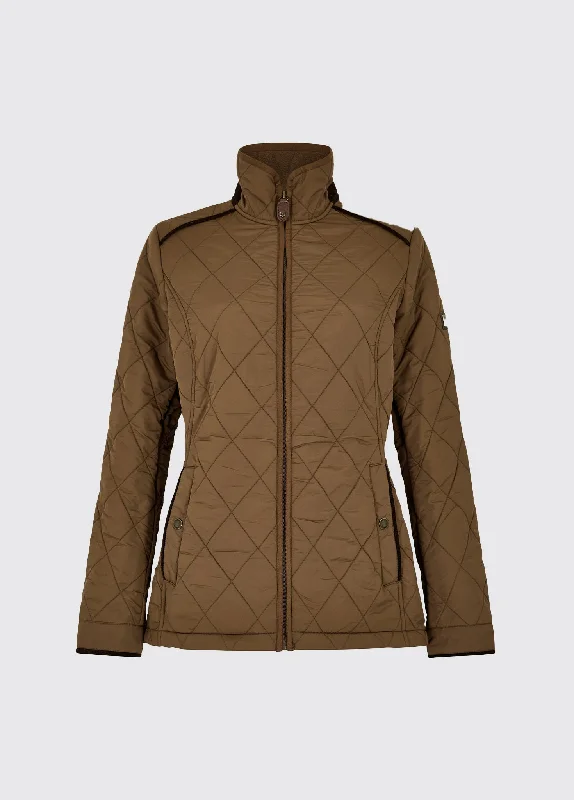 Women's Holiday Outfit Glenfarne Women’s Quilted Jacket - Bronze