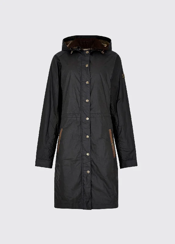 Women's Everyday Clothes Ballyvaughan Wax Coat - Midnight