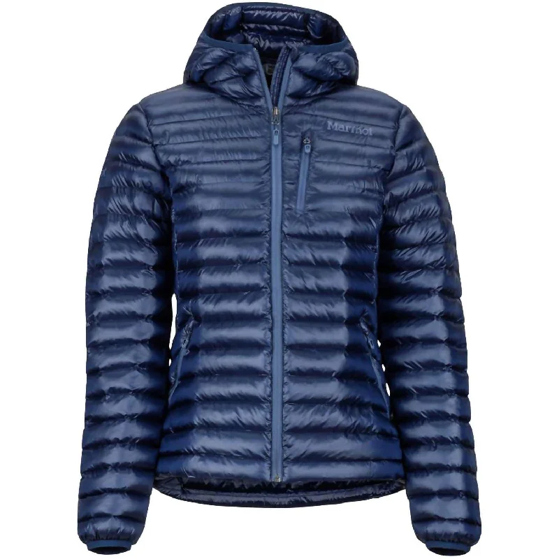 Stylish Outerwear Clothing For Women Women's Avant Featherless Hoody Jacket In Arctic Navy