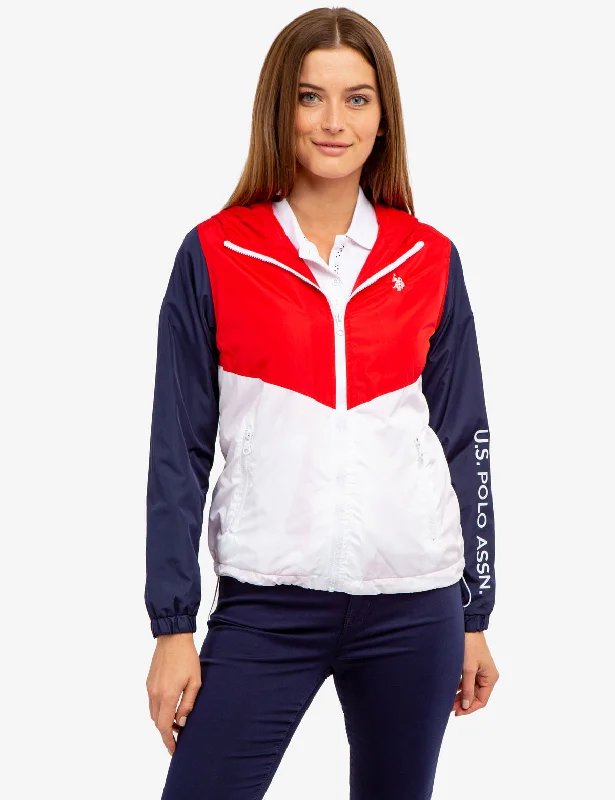 Chic Women's Garments POLAR FLEECE AMERICANA JACKET