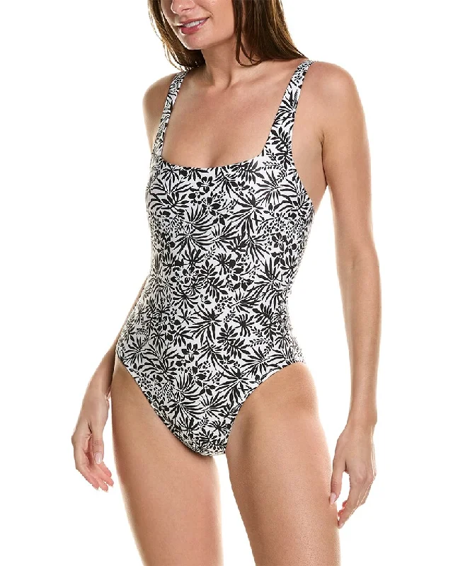 Women's Stylish Vacation Attire Helen Jon Square Neck One-Piece