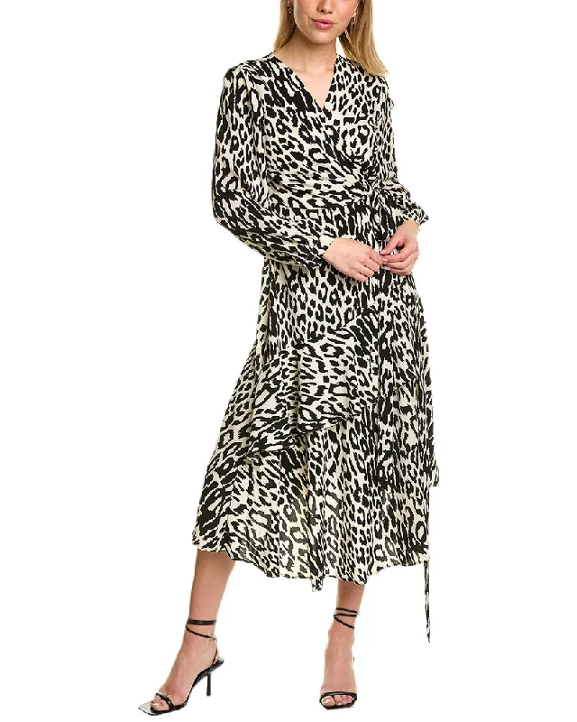 Women's Trendy Casual Clothes Beulah Printed Wrap Dress