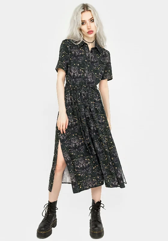 Women's Clothing For Special Occasions Cailleach Midi Shirt Dress