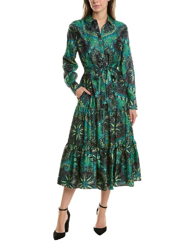 Women's Floral Print Outfit Kobi Halperin Romina Shirtdress